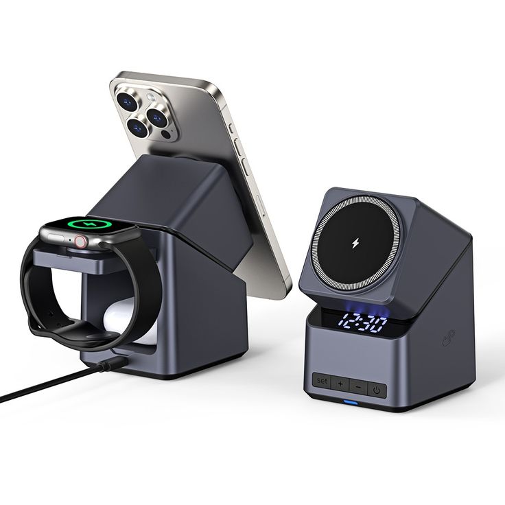 SIQ MagDock Pro – Seamless 3-in-1 Charging station