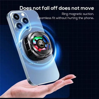 MEMO™ RGB Phone Cooler – Instant Cooling for Gaming & Streaming